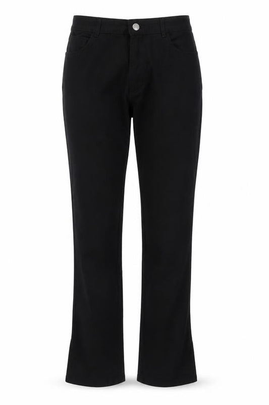 Monki Women's Black Straight Trousers Size 12