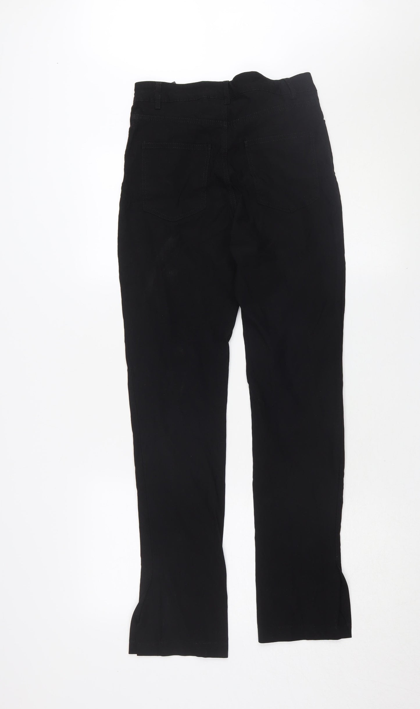 Monki Women's Black Straight Trousers Size 12