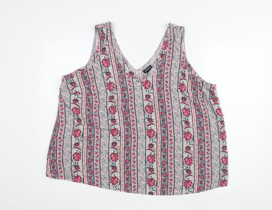 Womens UK Size 18 Torrid Multicoloured Basic Tank
