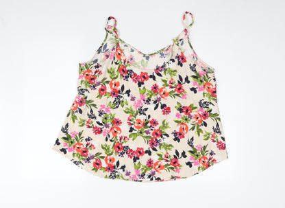 Womens UK Size 2 Torrid Multicoloured Camisole Tank