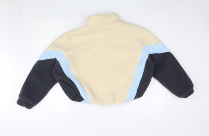 Marks and Spencer Girls' Colourblock Fleece Sweatshirt, Size 12-13