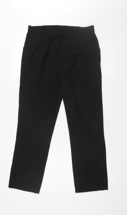 Very Boys Black School Trousers - 12-13 Years, Flame-Resistant