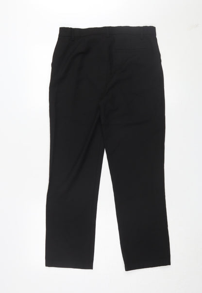 Very Boys Black School Trousers - 12-13 Years, Flame-Resistant