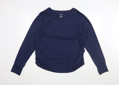 Womens UK Size 2 Torrid Blue Basic T-Shirt