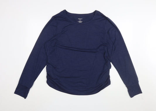 Womens UK Size 2 Torrid Blue Basic T-Shirt