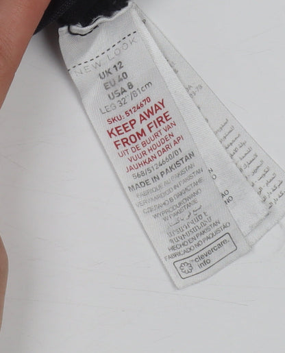 Jenna Black Bermuda Denim Shorts UK 12 Unisex Adults