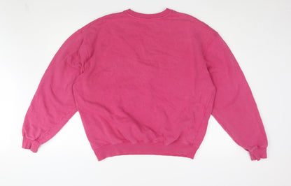 Topshop Women's Pink Sweatshirt UK 10
