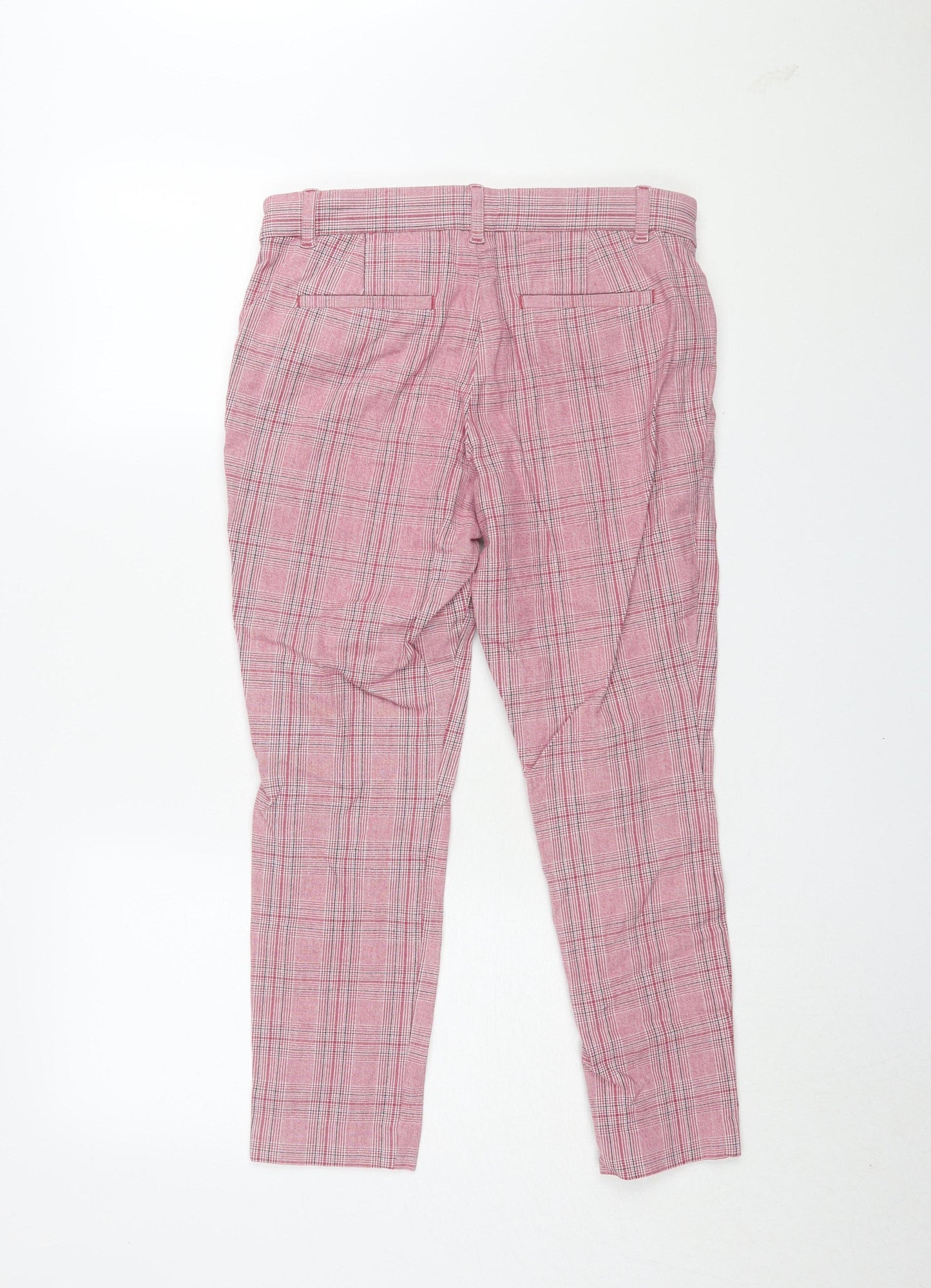 Womens UK Size 6 Gap Slim Fit Ankle Pink Trousers