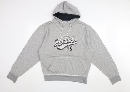 Mens UK Size M Dunnes Stores Grey Pullover Hoodie