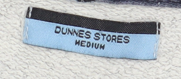 Mens UK Size M Dunnes Stores Grey Pullover Hoodie