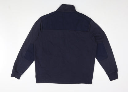 Marks and Spencer Men's Blue Medium Windbreaker Jacket