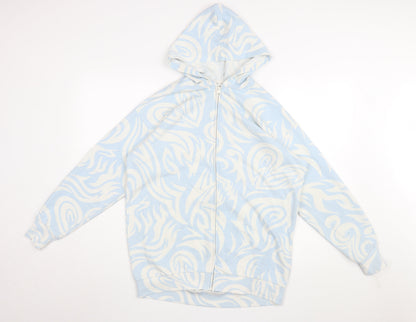 H&M Boys Blue Graphic Print Full Zip Hoodie 12-14 Years