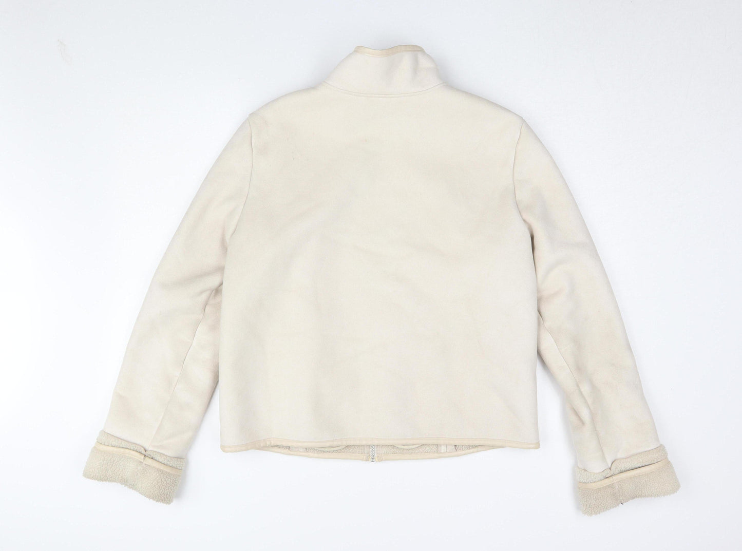 Womens UK Size 14 NEXT Beige Basic Jacket