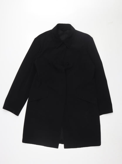 Womens UK Size 12 NEXT Black Overcoat