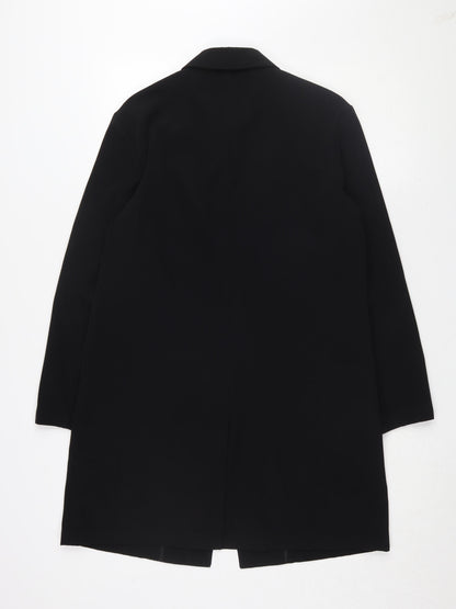 Womens UK Size 12 NEXT Black Overcoat