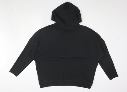 Mens UK Size L River Island Black Pullover Hoodie