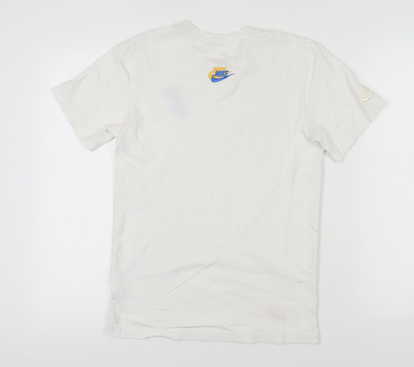 Nike Men's White Logo XS Cotton T-Shirt