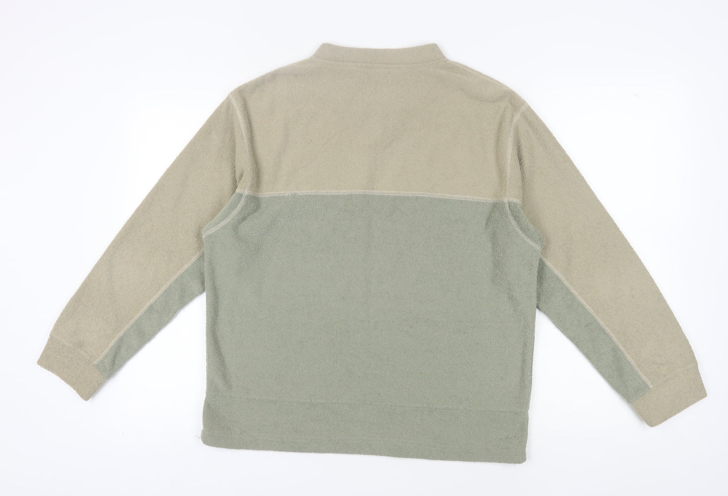 Mens UK Size L Petroleum Beige Pullover Sweatshirt