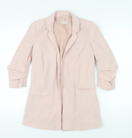Miss Selfridge Women's Pink Suit Jacket Size 4