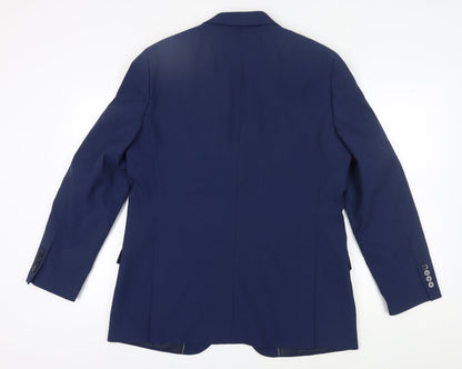 Mens UK Size 44 Nautica Regular Blue Suit Jacket