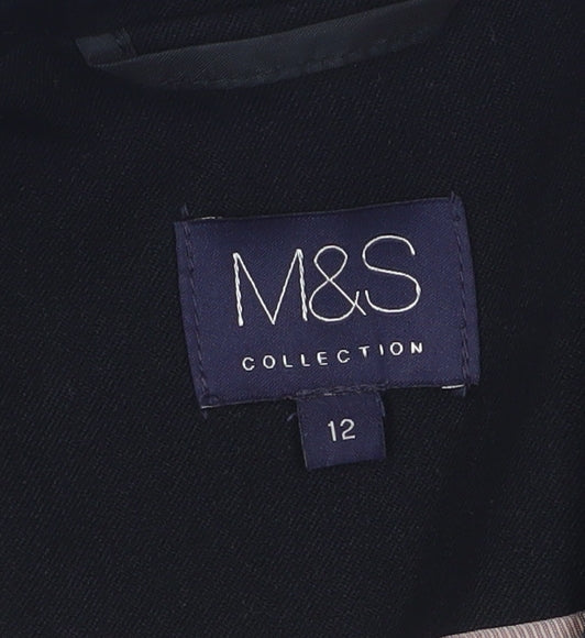 Marks and Spencer Women's Black Suit Jacket Size 12