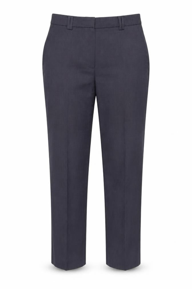 Womens UK Size 8 Marks and Spencer Relaxed Fit Straight Grey Trousers