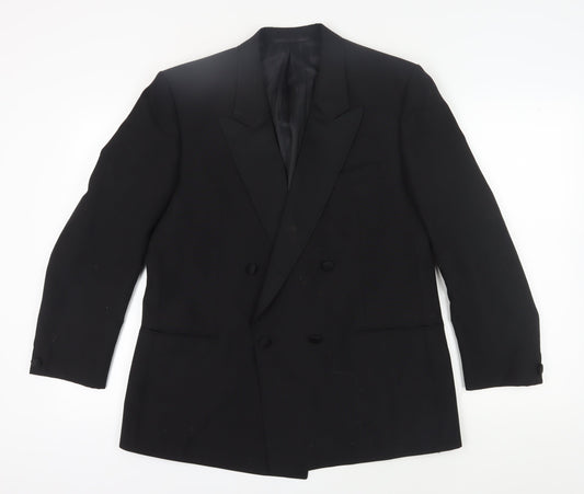 Mens UK Size 44 Weidenmann Regular Black Suit Jacket