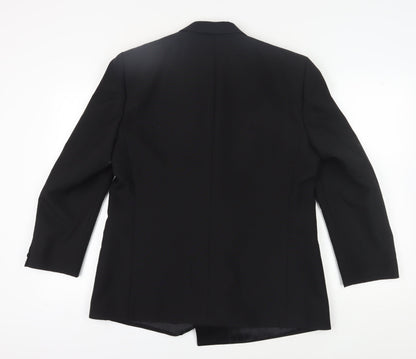 Mens UK Size 44 Weidenmann Regular Black Suit Jacket