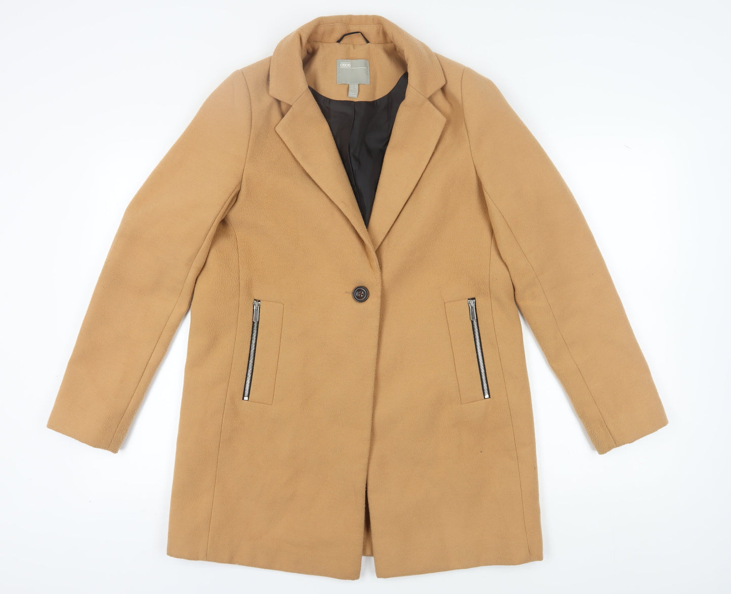 Womens UK Size 12 ASOS Beige Basic Jacket