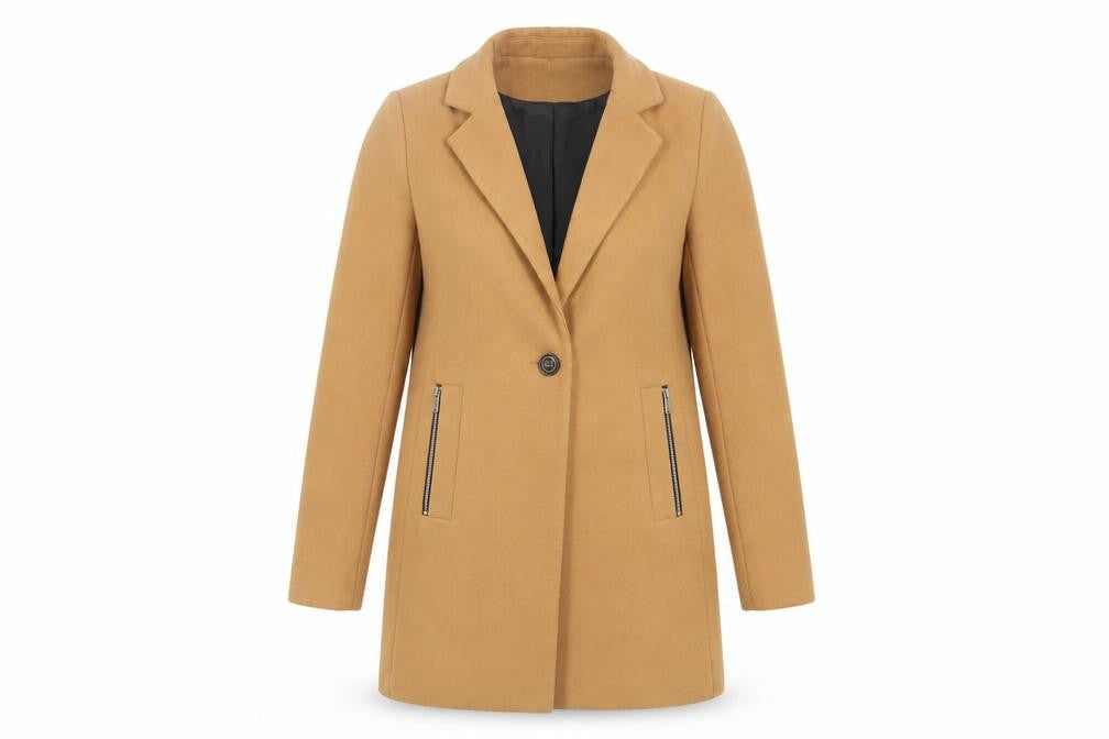 Womens UK Size 12 ASOS Beige Basic Jacket