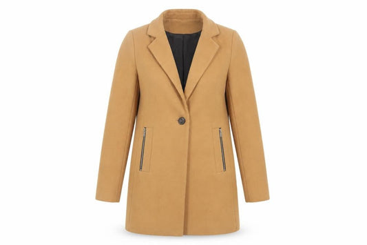 Womens UK Size 12 ASOS Beige Basic Jacket