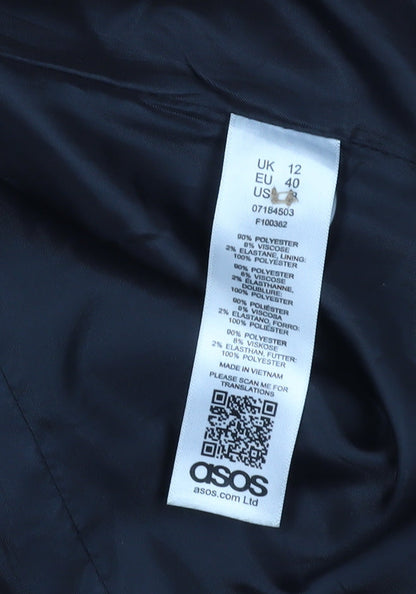 Womens UK Size 12 ASOS Beige Basic Jacket