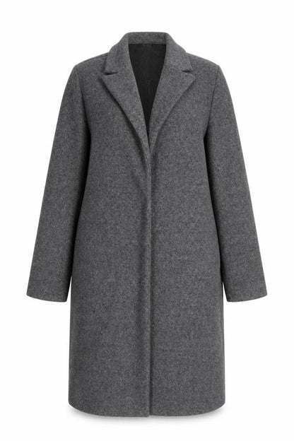 Womens UK Size S Zara Grey Overcoat