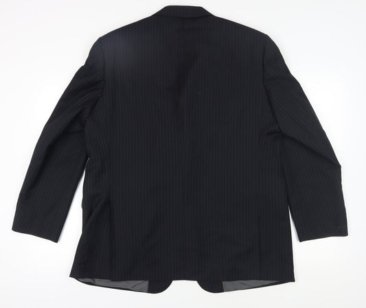 Mens UK Size 46 Marks and Spencer Regular Blue Suit Jacket