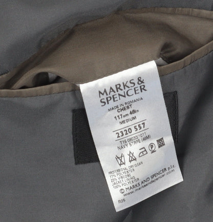 Mens UK Size 46 Marks and Spencer Regular Blue Suit Jacket