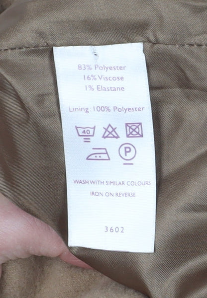 Autonomy Women Beige Basic Coat Size 10