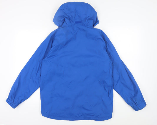 Avec Men's Blue Windbreaker Jacket in Size S, Casual Sportswear
