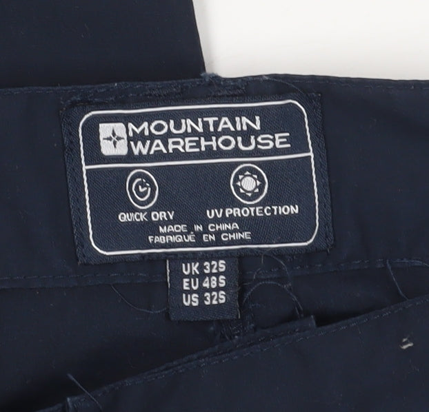 Mountain Warehouse Women's Black Cargo Trousers 32S