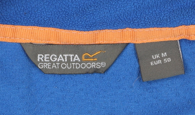 Regatta Blue Fleece Pullover Sweatshirt M Unisex