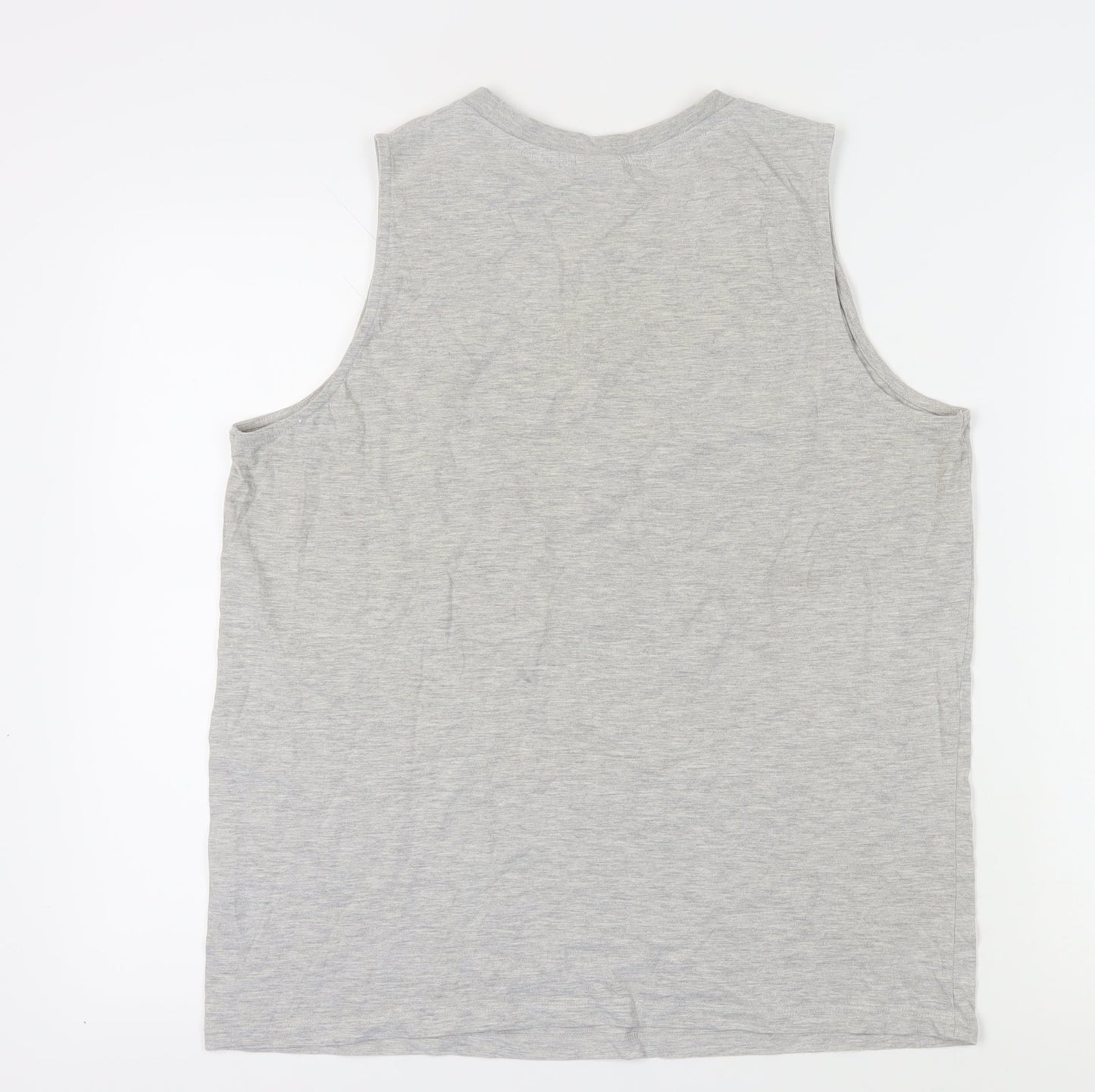 Unisex Adults UK Size 16 Disney Grey Basic Tank