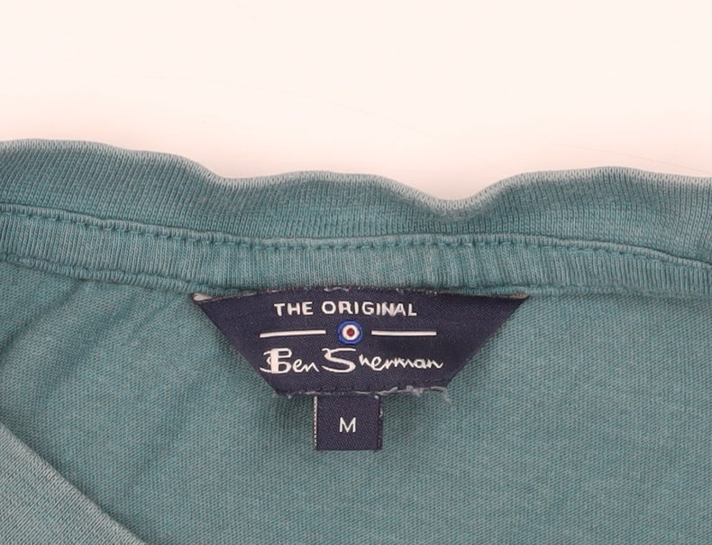 Mens UK Size M Ben Sherman Teal  T-Shirt