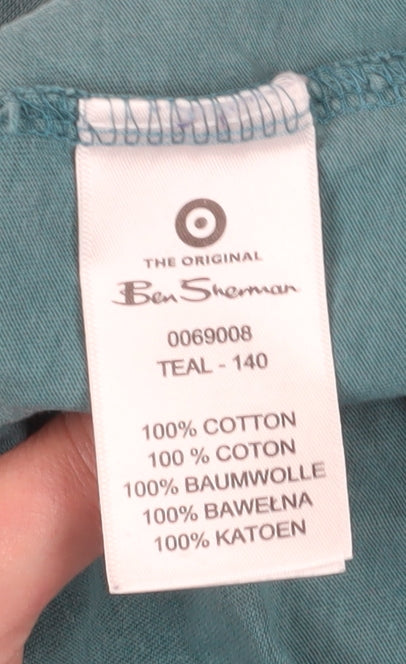 Mens UK Size M Ben Sherman Teal  T-Shirt