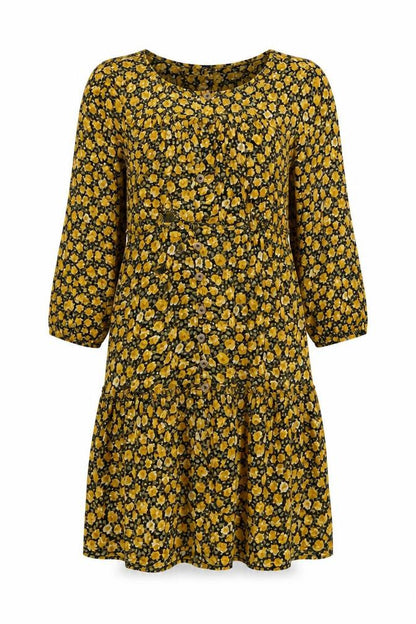 Urban Outfitters Women's Multicoloured Floral Shift Dress S