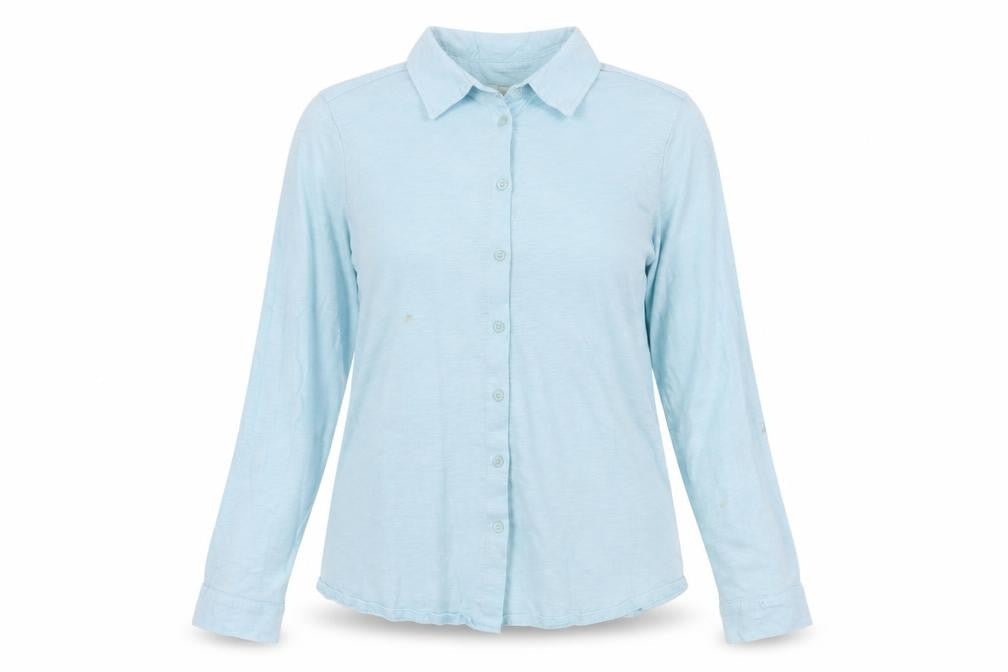 Womens UK Size M Woolovers Blue  Button-Up