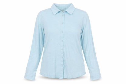 Womens UK Size M Woolovers Blue  Button-Up