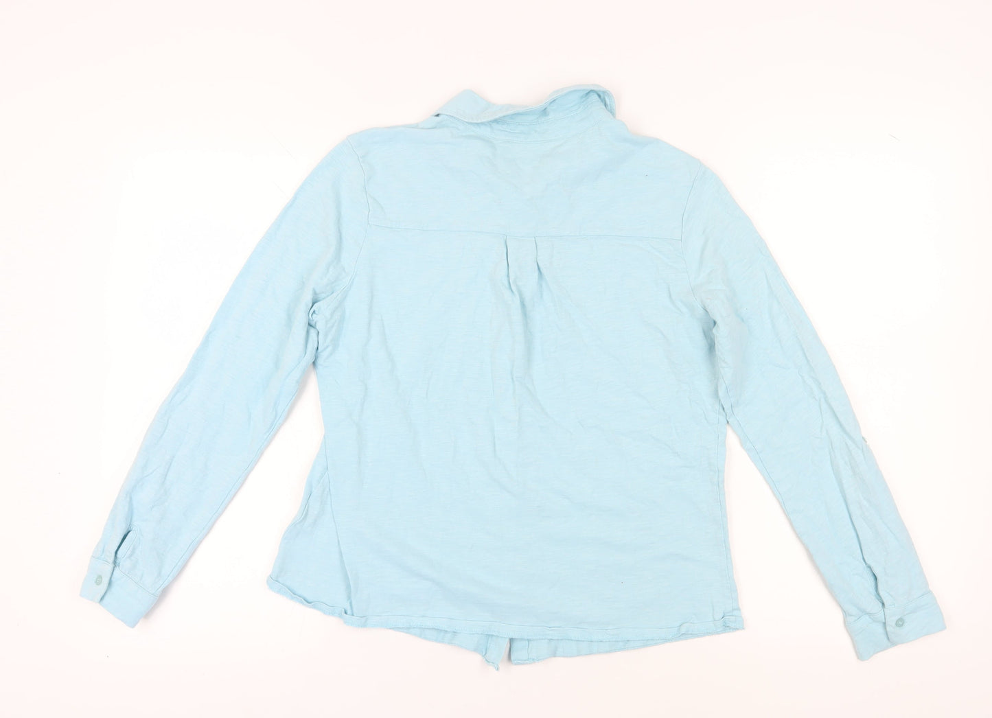 Womens UK Size M Woolovers Blue  Button-Up