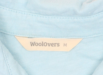 Womens UK Size M Woolovers Blue  Button-Up
