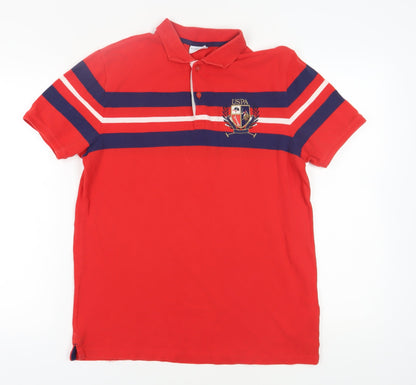Mens UK Size L US Polo Assn Cotton Polo Shirt