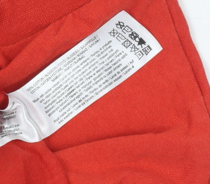 Marvel Deadpool Men's Red Cotton T-Shirt, Size M