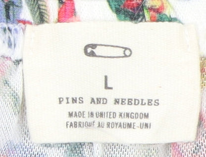 Womens UK Size L Pins and Needles Multicoloured Camisole Tank